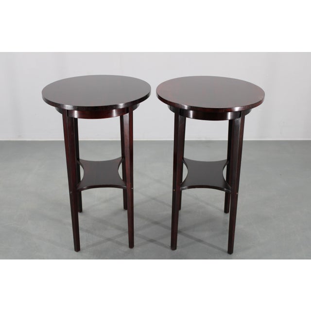 1930s No. 206 Side Tables from Thonet, Former Czechoslovakia, 1930s, Set of 2 For Sale - Image 5 of 18
