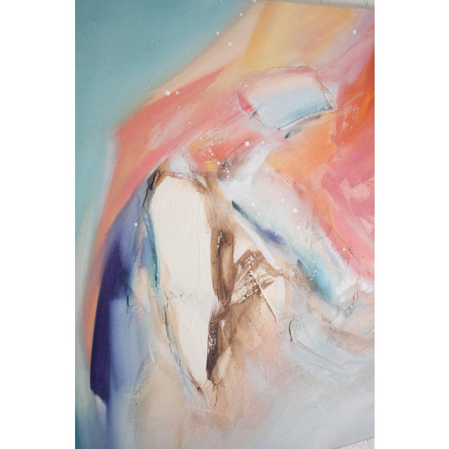 1980s Oil on Canvas Art by Jean Richardson For Sale - Image 4 of 6