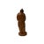 Chinese Chinese Boxwood Longevity Goddess Holding Baby Deer Statue For Sale - Image 3 of 7