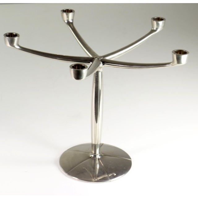 Silver Candleholder by Lucy Marcel Wanders, 1990 For Sale - Image 8 of 8