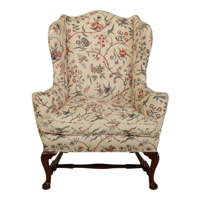 Kittinger Colonial Williamsburg Mahogany Wing Chair Chairish