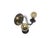Art Nouveau Two-Armed Wall Lamp, Poland, 1970s For Sale - Image 10 of 18