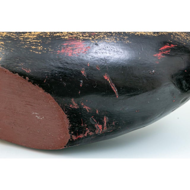 Vintage Hand-Carved Wooden Duck Sculptures—A Pair For Sale - Image 9 of 12