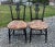 Antique east lake style carved chairs circa 1890. Signature east lake carvings with turned legs , original finish. The...
