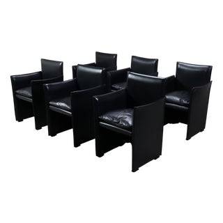 Break 401 Armchairs by Mario Bellini for Cassina, 1990s, Set of 6 For Sale
