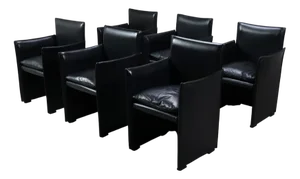 Break 401 Armchairs by Mario Bellini for Cassina, 1990s, Set of 6