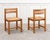 Tan Vintage Chairs in Elm and Straw from Maison Regain, 1970s, Set of 6 For Sale - Image 8 of 12