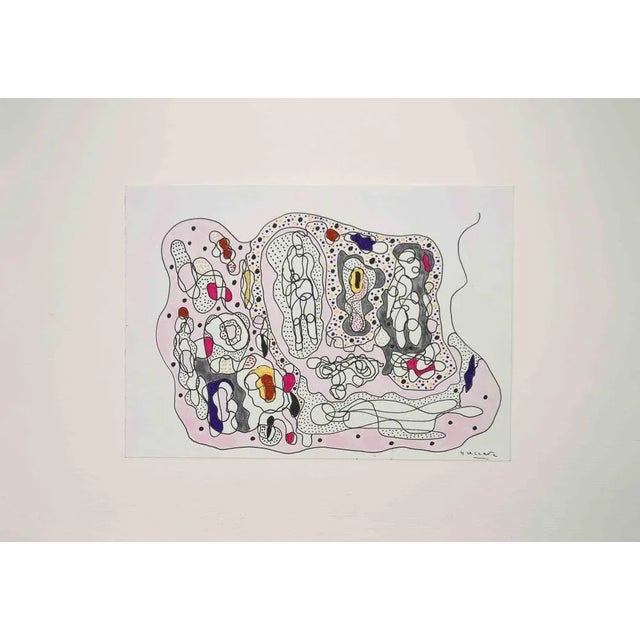 Composition is an original artwork realized by Maurizio Gracceva (Roma, 1955) in 2010. Good condition. Hand-signed....