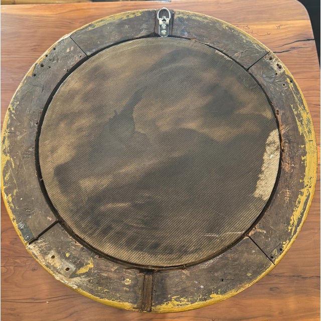 English Gilt Framed Convex Mirror From the Regency Era (Dia 18 1/4) For Sale In Austin - Image 6 of 6