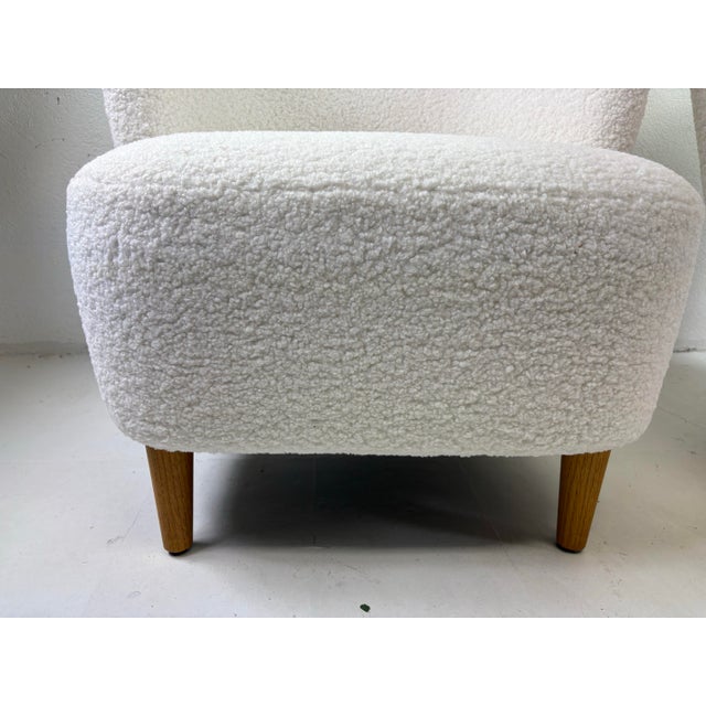 Mid-Century Modern Newly Upholstered Club Chairs After Gio Ponti For Sale - Image 10 of 12