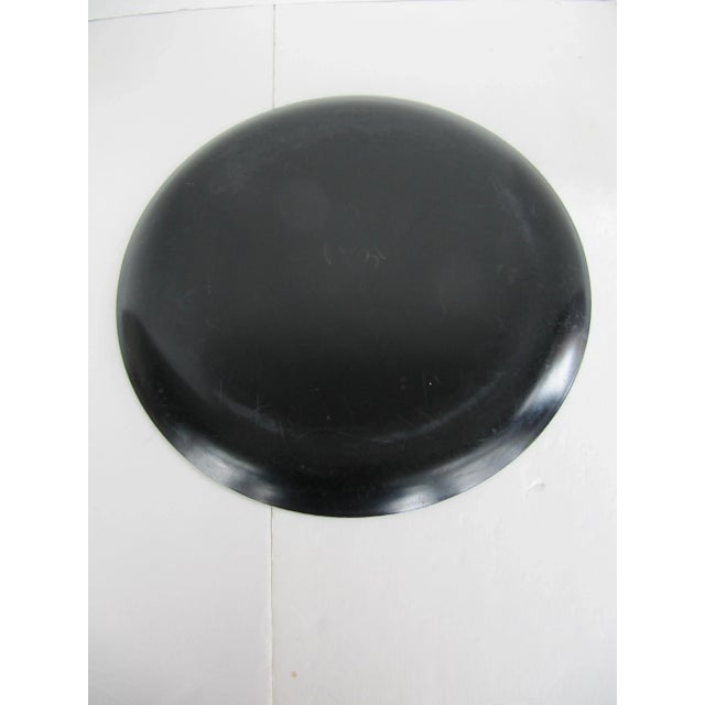 Ivory Vintage Red Paisley Tray For Sale - Image 8 of 8