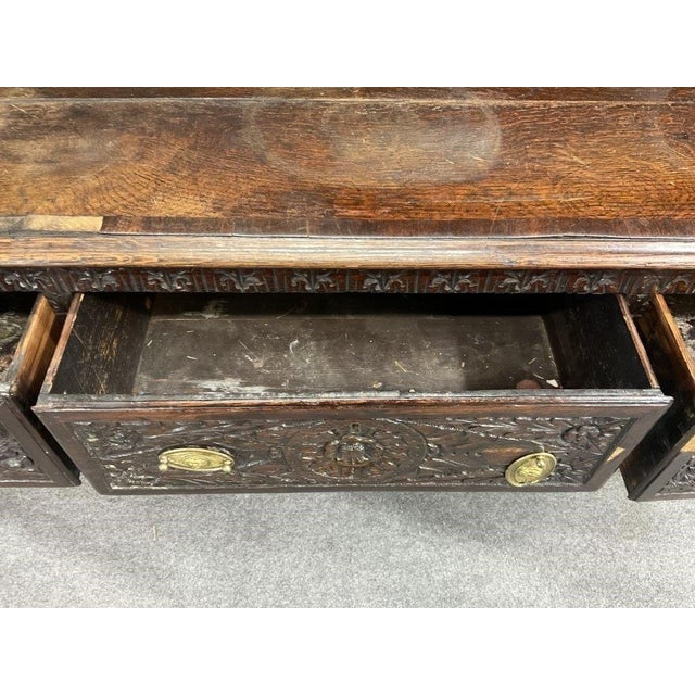 Ornate Antique Stepback Sideboard For Sale - Image 18 of 18