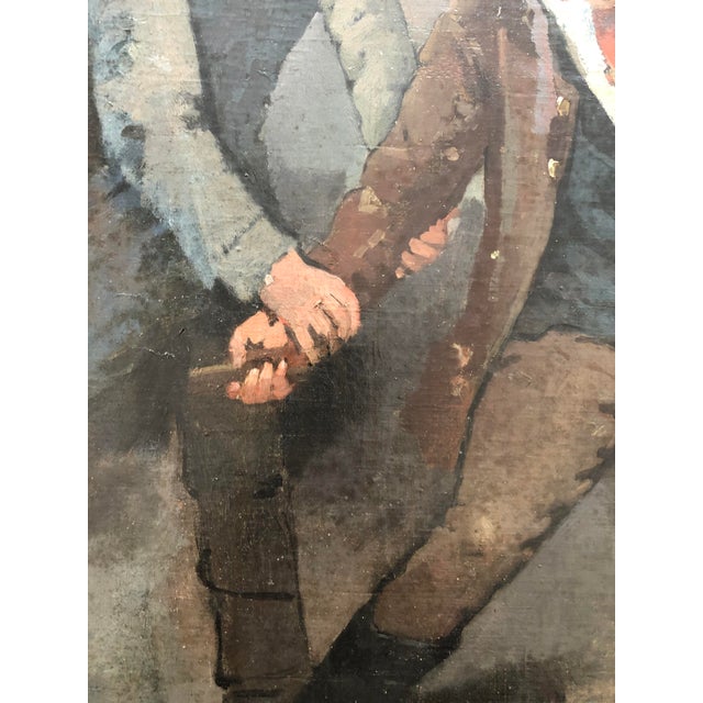 Daniel Ihly, L'arrestation, Oil on Canvas For Sale - Image 5 of 8