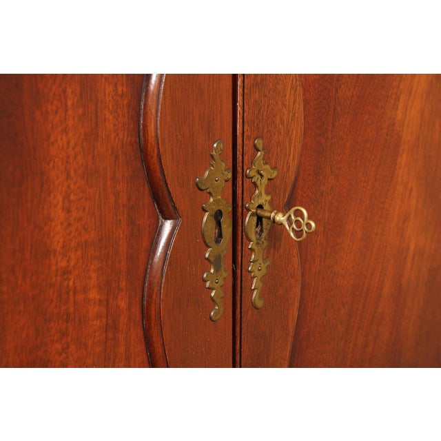 Kittinger Colonial Williamsburg Mahogany Slant Front Secretary Desk For Sale - Image 10 of 18