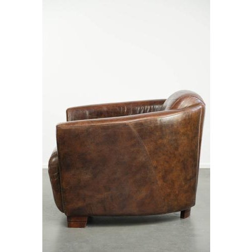 2000 - 2009 Aviator Cowhide Leather Armchair For Sale - Image 5 of 13