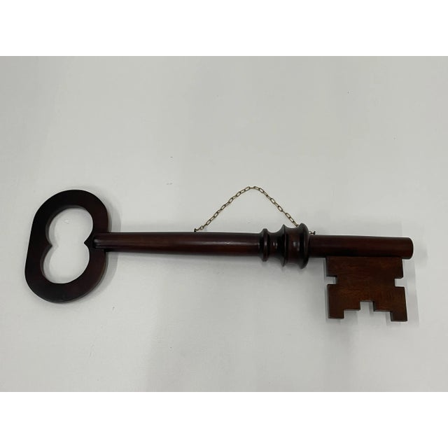 Folk Art Antique Carved Wood Locksmith Trade Sign For Sale - Image 3 of 8