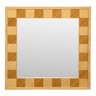 1980s Large Mirror by David Linley for PolyGram Records For Sale