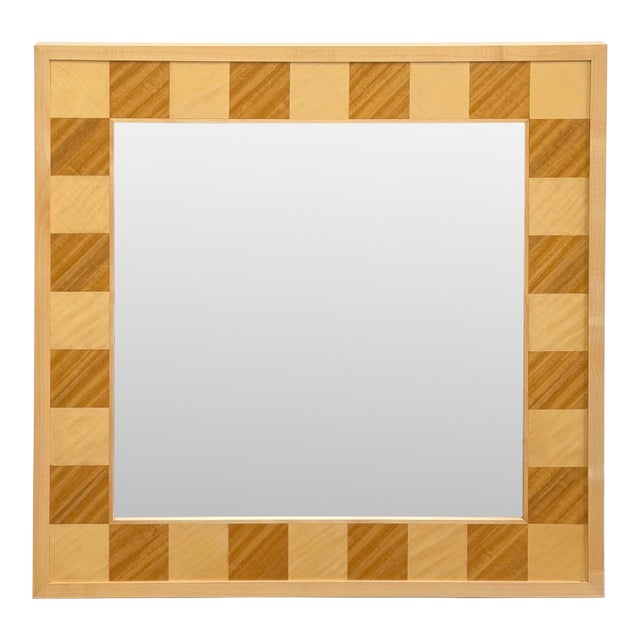 1980s Large Mirror by David Linley for PolyGram Records For Sale