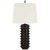 Thomas O'Brien by Visual Comfort Signature Biarritz Medium Table Lamp in Garden Bronze with Linen Shade For Sale