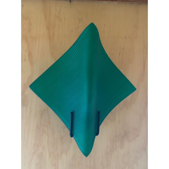Vintage Geco Green Frosted Glass Wall Sconce by Paolo Piva for Stefano Cevoli, 1980s For Sale - Image 14 of 18