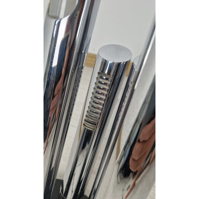 Table Lamp Mod T443 in Chrome with Four Lights by Mario Faggian for Lights, 1954 For Sale - Image 13 of 16
