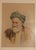 Handsome Oientalist Portraits:Arab Men,1890s Rare Museum Qual Watercolurs Otto Pilny - Set of 2 For Sale - Image 4 of 9