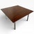 Low Mid-Century Square Coffee Table with Rosewood Top and Chrome Legs For Sale - Image 9 of 9