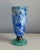 2020s Blue & White Swirl Handmade Art Glass Vase For Sale - Image 5 of 8