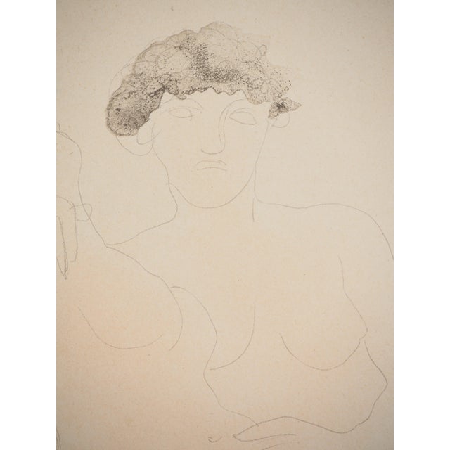 Auguste Rodin, The Young Lovers, Lithograph and Stencil For Sale - Image 4 of 6