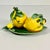 1980s Vintage Hollywood Regency Majolica Lemon Salt & Pepper Shaker - Set of 3 For Sale - Image 14 of 17