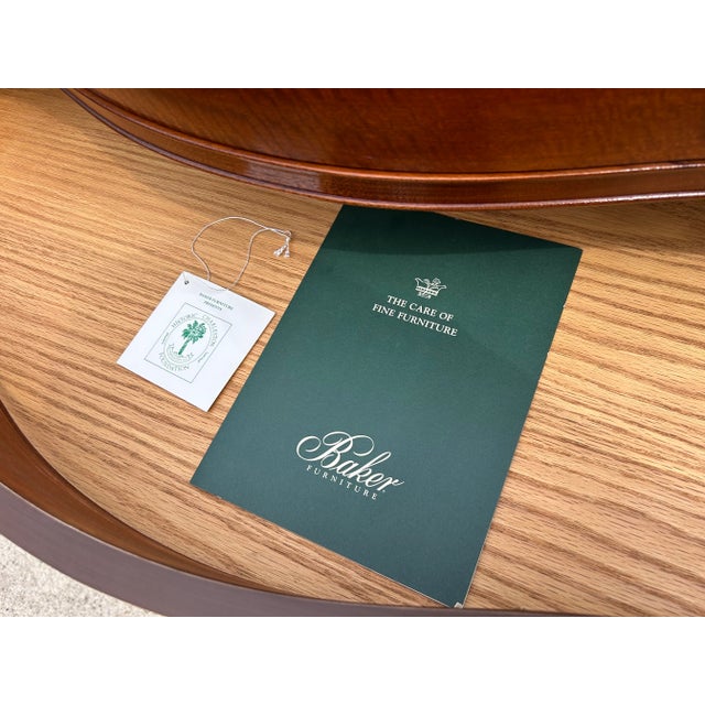 Baker Furniture Historic Charleston Chippendale Serpentine Dresser – Solid Mahogany Vintage Chest With Brass Hardware For Sale - Image 9 of 11