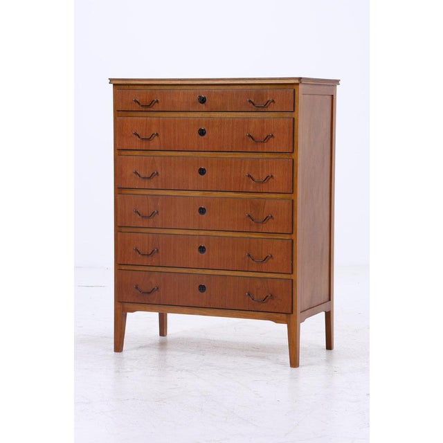 Mid-Century Teak Chest of Drawers, 1960s For Sale - Image 4 of 11