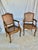 Early 20th Century French Louis XV Walnut and Caned Armchairs - a Pair For Sale - Image 6 of 11