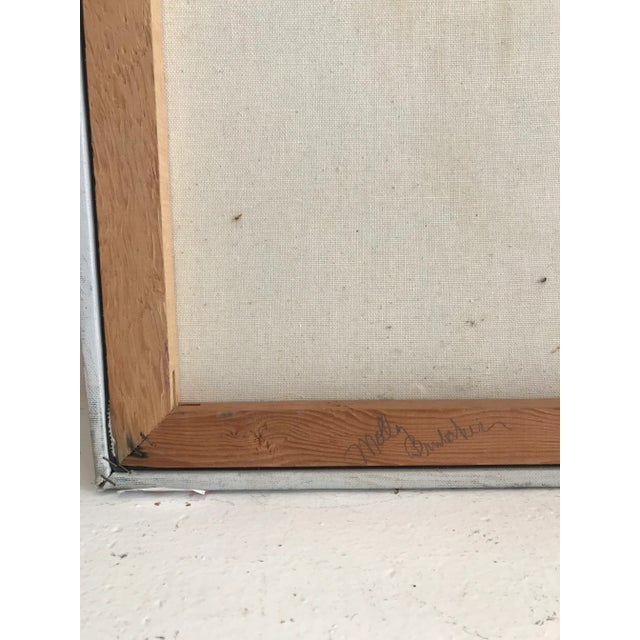 Late 20th Century Molly Brubaker Seated Woman Portrait Painting For Sale In San Francisco - Image 6 of 11