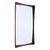Scandinavian Modern Mirror with Concave Teak Frame by Jansen Spejle, 1950s For Sale - Image 10 of 10