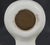 Late 20th Century Pair of Vintage European White Ceramic Bathroom Towel Bar Brackets For Sale - Image 5 of 8
