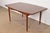 Brown Gio Ponti Style Mid-Century Modern Walnut Boat-Shaped Extension Dining Table, Newly Refinished For Sale - Image 8 of 11