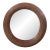 Gabriella Crespi Style Mid Century Pencil Reed Rattan Mirror For Sale