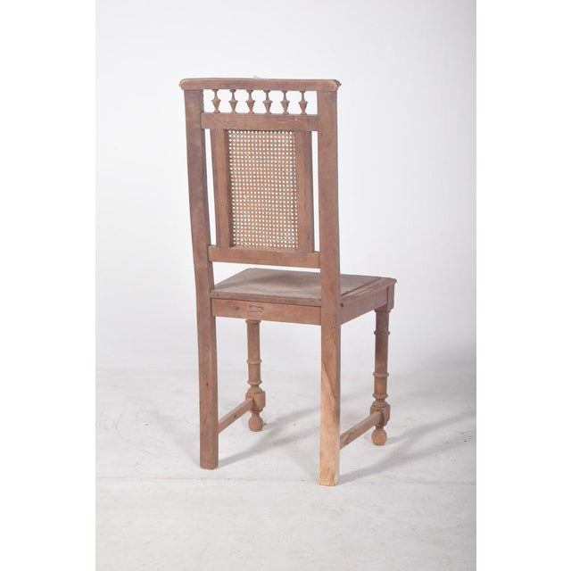 Late 19th Century Dining Chair with Cane Backrest, 1890 For Sale - Image 5 of 10