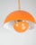 Flowerpot ceiling lamp, designed by Verner Panton (1926-1998) VP1 in yellow color from the 1970s. Measures: H:15 dia:21....