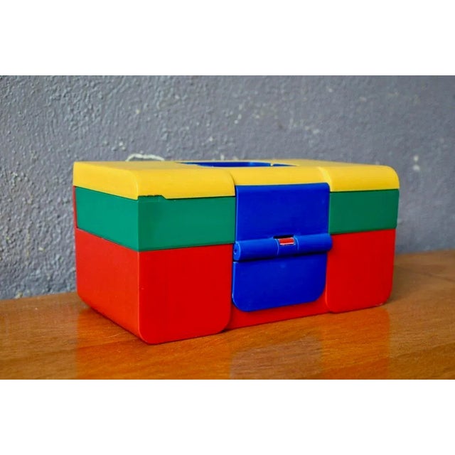1980s Vintage Plastic Storage Box, 1980 For Sale - Image 5 of 8