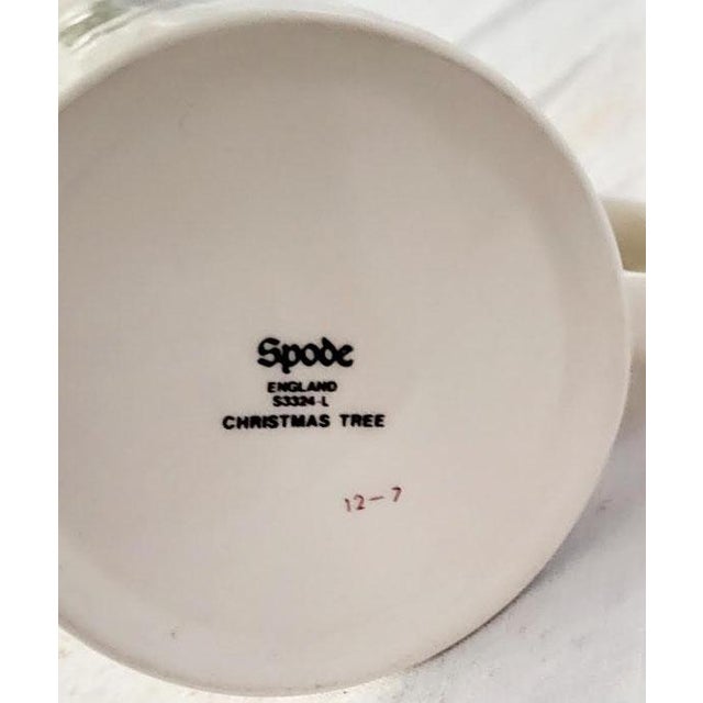 Spode Spode Christmas Tree Mugs Made in England - Set of 4 For Sale - Image 4 of 5