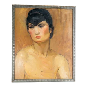 Resolute Portrait of a Parisian Woman by Genevieve Simont Ireland