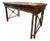 1990s Hooker Seven Seas Collection Faux Bamboo Burlwood Writing Desk Table For Sale