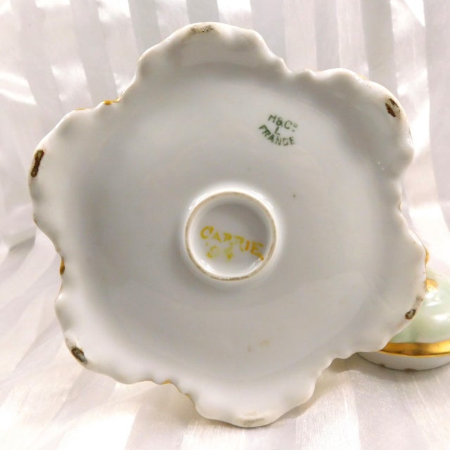 Late 18th Century Pale Green Antique Haviland Chocolate Pot For Sale - Image 14 of 16