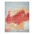 Indo-Nepalese Modern Wool & Silk 9x12 Grey, Orange, & Red Handmade Area Rug #1144036 For Sale