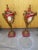 Red Antique French Rams Head Sèvres Lidded Urn Vases - Pair For Sale - Image 8 of 8