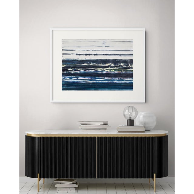 Pacific Ocean / Palisades No. 2 is an original abstract seascape by Diane Grant, inspired by the expansive horizons,...