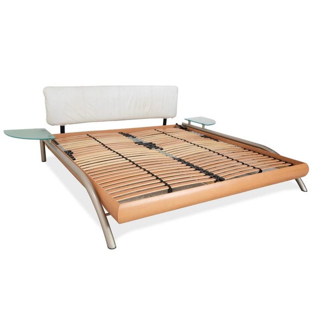 Modern Vintage Double Bed in Wood from Möller For Sale - Image 3 of 18