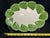 Mid-Century Modern Vintage Fitz and Floyd Platter With Green Scallop Shells For Sale - Image 3 of 4